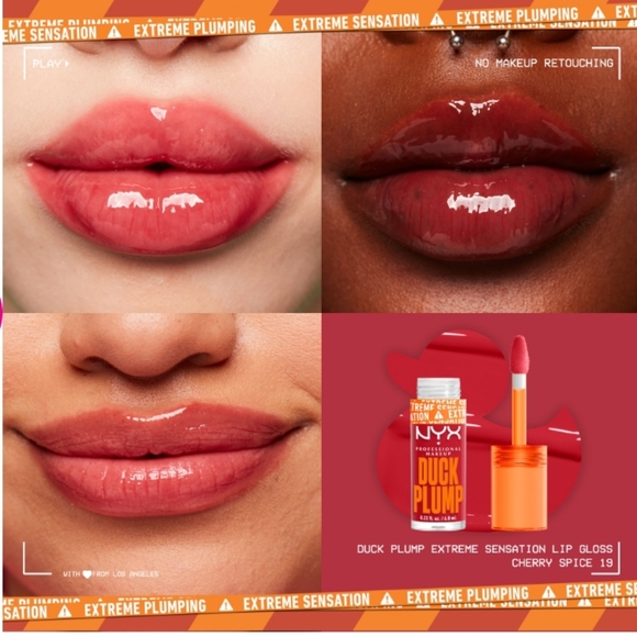 New NYX COSMETIC CARDI'S DUCK LIPS BUNDLE  Bubblegum Bae+Cherry Spice & too … - Picture 11 of 17